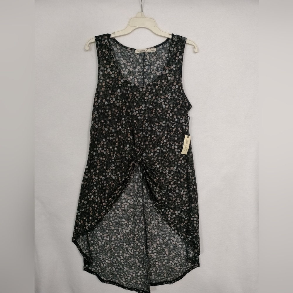 Liberty Love Black Floral High Low Top